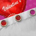 thumbnail image 4 of Homewish Red Love Heart Print Black Out Curtains For Adults Boys Girls,Happy Valentine'S Day Curtains Pack of 2 (42x63 Each),Romantic Lover Couple Bedroom Curtains,Lightweight Room Decor, 4 of 6