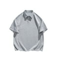thumbnail image 1 of pstuiky camisetas para hombre, Blusas de manga corta con cuello redondo y bolsillos para playa y gimnasio para hombre camisetas de hombre l, 1 of 3