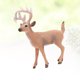 thumbnail image 1 of 2 uds adorno de Navidad ciervos artificiales modelo Animal salvaje artesanía decoración de Navidad LingWen 9024715519375, 1 of 1