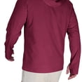 thumbnail image 3 of Men's UPF 50+ Sun Protection Hoodie Jacket Lightweight Full Zip Hoodies Long Sleeve Shirts for Men Hiking Fishing with Multi Pockets, 3 of 6