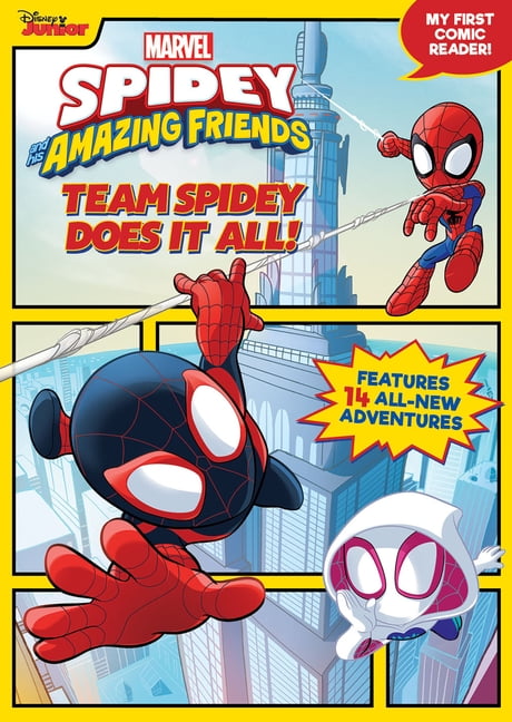 Spidey and His Amazing Friends Team Spidey Does It All! : My First Comic Reader! (Paperback)