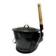 thumbnail image 3 of Cubo de cenizas para chimenea,Cubo de ceniza con tapa y pala práctico,Cubo para cenizas de chimenea,resistente y duradero,Cubos de carbón Accesorios Parrilla versátil,Herramientas para, 3 of 9