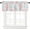 Red Teal Grey Coral, variant on Orange Grey Coral Coastal Farmhouse Short Window Curtain Valances, Summer Beach Valances for Windows, Seaside Nautical Rod Pocket Kitchen Valances for Living Room Bedroom Bathroom Cafe 54"x18"