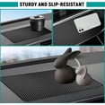 thumbnail image 5 of 2Pcs Non Slip Car Dashboard Mat 27 x 15cm Anti-Slip Car Dashboard Sticky Pads Multifunctional Anti-Slide Fixate Sticky Mat Heat Resistant Adhesive Dash Pads for Phone Keys Glasses, 5 of 5