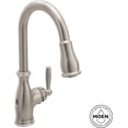 thumbnail image 3 of Moen 7185Ewsrs Spot Resist Stainless One-Handle Pulldown Kitchen Faucet, 3 of 5