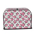 thumbnail image 2 of Goofa Rose Flowers Print Toaster Cover 2 Slice, Two Slice Bread Machine Cover Quilted Toaster Covers Bread Maker Cover Kitchen Appliance Cover, 2 of 7