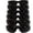 Black (12-Pack), variant on G & F Products Safety Glasses, Smoke Polycarbonate Lens, Impact Resistant, Black Frame, 12 Pack