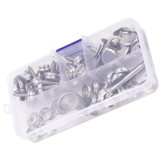 Boutons Pression, Kit de Boutons Pression Facile à Trier pour Vêtements