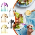 thumbnail image 3 of Mirror Finish Stainless Steel Flatware Set, Elegant Dining Utensils Collection for Everyday Meals, Dishwasher Safe Cutlery with Modern, Complete Table Setting Solution for Home Use, 3 of 5