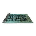 thumbnail image 2 of Ahgly Company Indoor Square Oriental Light Blue Traditional Area Rugs, 3' Square, 2 of 4
