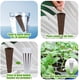 thumbnail image 5 of 12 esponjas de cultivo hidropónico (2.2 in de largo), kit de cápsulas de semillas para plantar tapones de inicio de semillas para sistema de cultivo hidropónico de interior JM JM, 5 of 5