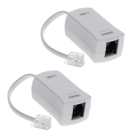 Piezas de instalación de filtros telefónicos de módem DSL para eliminar interferencias
