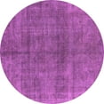 thumbnail image 1 of Ahgly Company Indoor Round Oriental Pink Industrial Area Rugs, 5' Round, 1 of 4