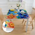 thumbnail image 2 of HAOXIT s Square Table Cloth Rectangle Table Cover Square Flower for Party Table 46*46, 2 of 7