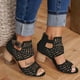 thumbnail image 4 of Zapatillas de punta abierta con diamantes de imitación para mujer, zapatos de tacón alto, sandalias cómodas, sandalias informales cómodas para la playa Wmkox8yii nm727, 4 of 4
