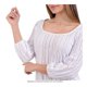 thumbnail image 4 of Blusa Ocean Pacific Talla M Blanco Manga al codo, 4 of 4