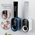 thumbnail image 2 of CAROOTU Wall Mounted Toothpaste Squeezer Punch-Free Adhesive Automatic Toothpaste Dispenser Holder Bathroom Accessories New, 2 of 7