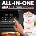 thumbnail image 3 of Gourmia 14 Qt Air Fryer Oven, 12 Presets, Rotisserie, FryForce 360°, Black, 3 of 11