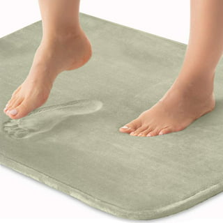 Gorilla Grip Bath Rug 24x17, Thick Soft Absorbent Chenille, Rubber Backing  Quick Dry Microfiber Mats, Machine Washable Rugs for Shower Floor, Bathroom