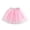 Pink, variant on AWZXDE Girls Summer Skirt With Flared A Line Waistband Casual Party Dress Tutu For Toddler Kids 2 10Y Black