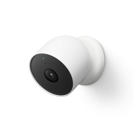 Google Nest Cam - Outdoor or Indoor | Battery Wireless Indoor and Outdoor Security Camera | Home Security Camera - Snow