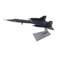 thumbnail image 3 of Alloy Diecast 1:144 Blackbird 71A Fighter with Display Stand,Metal Plane Model for Shelf Office Desktop Room Ornaments, 3 of 10