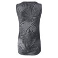 thumbnail image 5 of Camiseta sin mangas con cuello redondo y estampado de flores sueltas informales para mujer Pompotops  lopia989099, 5 of 5