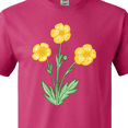 thumbnail image 4 of Inktastic Yellow Buttercup Flowers T-Shirt, 4 of 5
