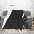 thumbnail image 2 of Gray Circuit Throw Blanket, Soft Blanket Keeps Warm All Seasons, Lightweight Warm Blanket For Sofa Bed Sofa - 40"x30", 2 of 8