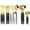 Black/Gold, variant on Gold Silverware Set, 24-Piece Stainless Steel Flatware Set Service For 6, Mirror Polished Black Handle Tableware Cutlery Set Knife Fork And Spoon For Home & Restaurant, Dishwasher Safe