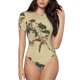 thumbnail image 1 of Balery Vintage Bird Body de cuello redondo de manga corta para mujer Tops de manga corta Tops básicos-XX-Large, 1 of 7