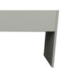 thumbnail image 4 of Modern Style Gleaming White Finish Twin Size Bookcase Headboard With Six Open Shelves, 4 of 5