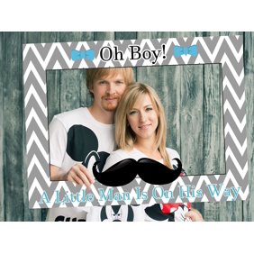 Baby Boy Baby Shower Photo Booth Props Kit 20 Count Walmart Com