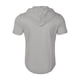 thumbnail image 4 of Blusa de manga corta con capucha para hombre, informal, a la moda, con botones, deportiva, con capucha, blusa de manga corta para hombre, 4 of 4