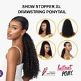 thumbnail image 5 of Ebo Instant Pony Synthetic Heat Resistant Draw String Ponytail Show Stopper XL Bohemian Curl 18" ( P4/30 Med Brown Auburn ), 5 of 6
