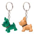 thumbnail image 1 of Shisuyan 2Pcs Dog Pendant Key Ring Key Decoration Assorted Color Bag Ornament For Friends And Couples, 1 of 9