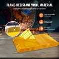 thumbnail image 4 of VEVOR Welding Screen with Frame, 6' x 6' 3 Panel Welding Curtain Screens, Flame-Resistant Vinyl Welding Protection Screen on 12 Swivel Wheels (6 Lockable), 4 of 9