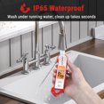 thumbnail image 3 of ThermoPro TP19HW Waterproof Meat Thermometer with Magnet, LED Display and Stainless Steel Probe, 3 of 11