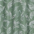 thumbnail image 5 of Orinice Plant Sage Green Shower Curtain Plant Palm Leaf Bathroom Trim With 12 Hooks - Tropical Floral Green Curtain - Modern Home Bedroom Decor &amp; Holiday Gifts Teen Adult 69x72, 5 of 7