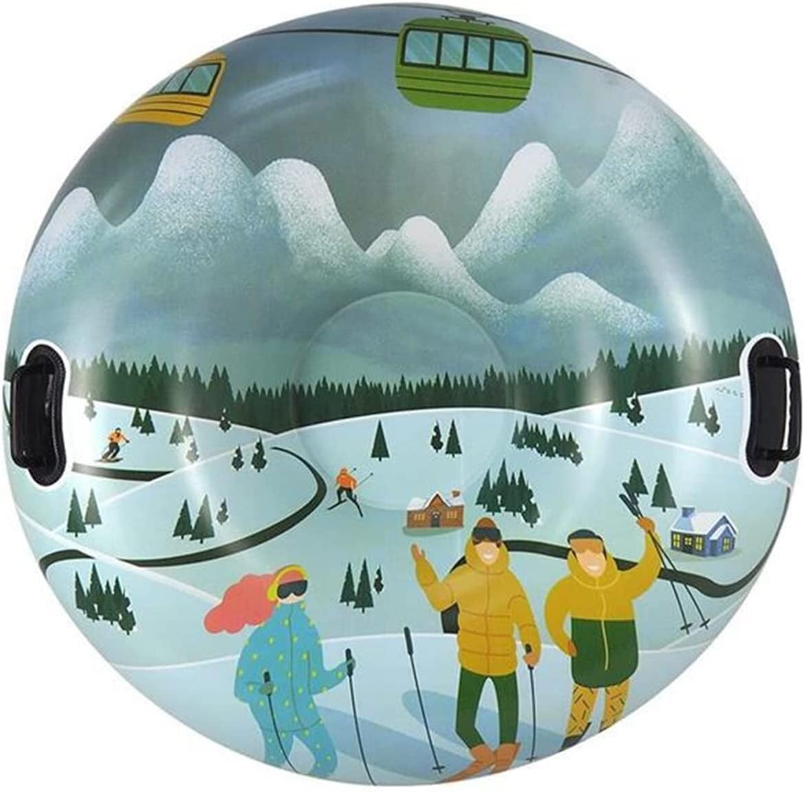 Snow Tubes for Sledding Heavy Duty Kids Winter Inflatable Skiing Ring