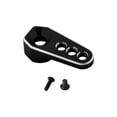 thumbnail image 1 of Servo bocinas de Metal de aluminio M3 25T, piezas de mejora de brazo de dirección de Metal de roscas 1:18 M3 para modificación de coche RC de camiones Negro CUTICAT Servobrazo RC, 1 of 8