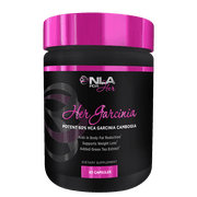NLA for Her 60% HCA Her Garcinia Weight Loss Veggie Ctules, 60 Ct