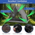 thumbnail image 4 of Biotree Instant Pop Up 2-3 Person Camping Tent with Rainfly and Carry Bag for Hiking Backpacking, Gray, 4 of 10