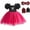 Dress+Mask set, variant on 1-7T Toddler Girls Sequins Gwen Cosplay Clothes Kids Princess Halloween Dress