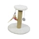 thumbnail image 2 of Poste para rascar gatos Yinane Juguete interactivo Redondo blanco, 2 of 8