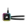 thumbnail image 6 of CORSAIR iCUE H100i RGB ELITE - Processor liquid cooling system - Radiator Size: 240 mm - (for: LGA1156, LGA1155, LGA2011, LGA1150, LGA2011-3, LGA1151, AM4, LGA2066, sTRX4, LGA1200, LGA1700) - 120 mm, 6 of 8