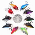 thumbnail image 4 of Hard Crankbaits Lifelike Fishing Lures Swimbait Small Fat Simulation Saltwater Hooks Bait,Color 8, 4 of 9