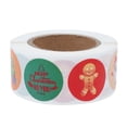thumbnail image 1 of 1 rollo de dibujos animados de Navidad Scrape Sticker Decoración Etiqueta de regalo Etiqueta Artesanal Etiquetas de alimentos Autoadhesivo Etiqueta extraíble Calcomanías de regalo, 1 of 8