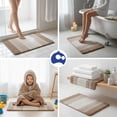 thumbnail image 5 of Tapete para Baño Bluelander de Microfibra, Antideslizante con Suela TPR, Beige, 5 of 5