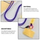 thumbnail image 4 of Seitruly Cordón Universal para teléfono móvil con gancho, cuerda colgante ajustable para el cuello, correas antipérdida de microfibra, Teléfono y Comunicación Púrpura Amarillo Largo, 4 of 6
